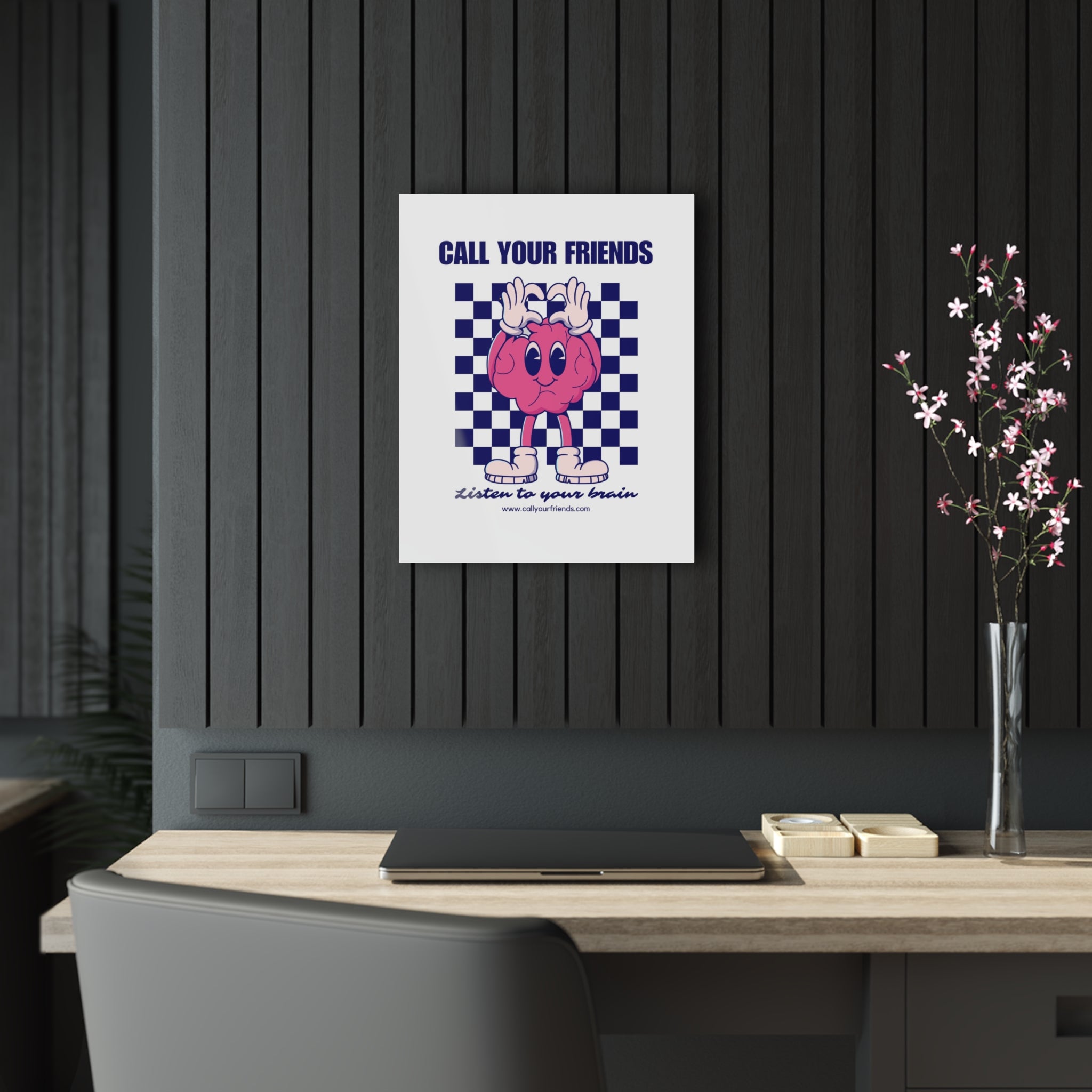 Listen to your Brain - Acrylic Art